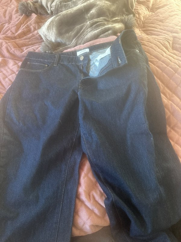 Lindex gallabuxur dökk blaar