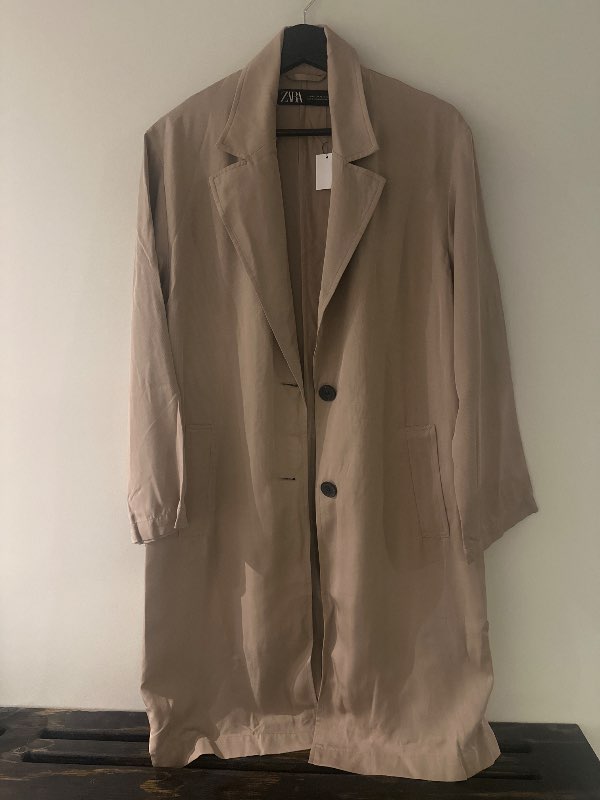 Zara beige þunnur jakki