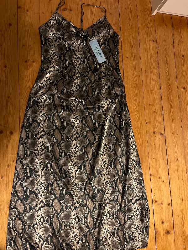 (2)Sielei síður náttkjóll mynstraður