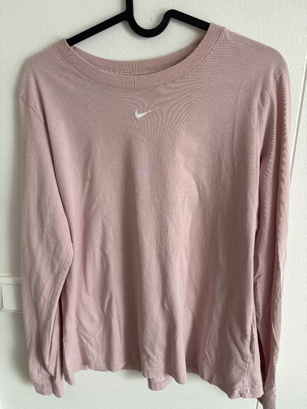 Nike langerma bleikur L