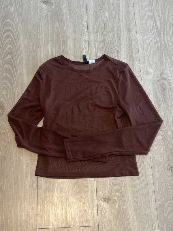 Brúnn mesh bolur