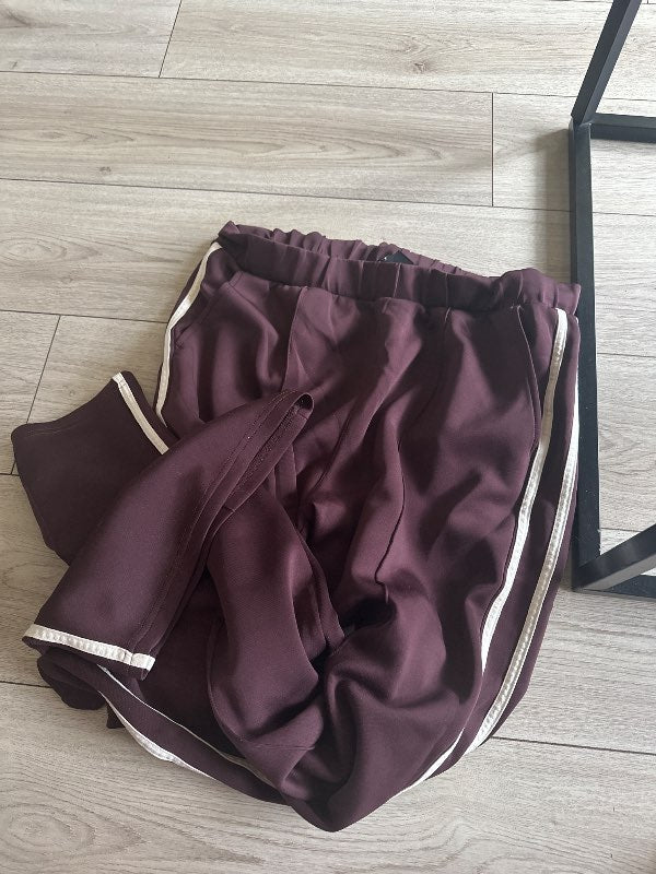 Lindex brúnar joggingbuxur