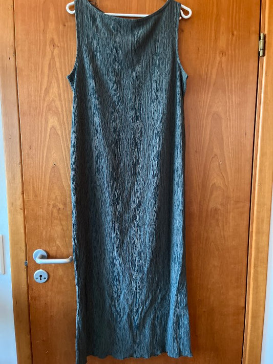 Kjóll grænn ermalaus st.M Lindex