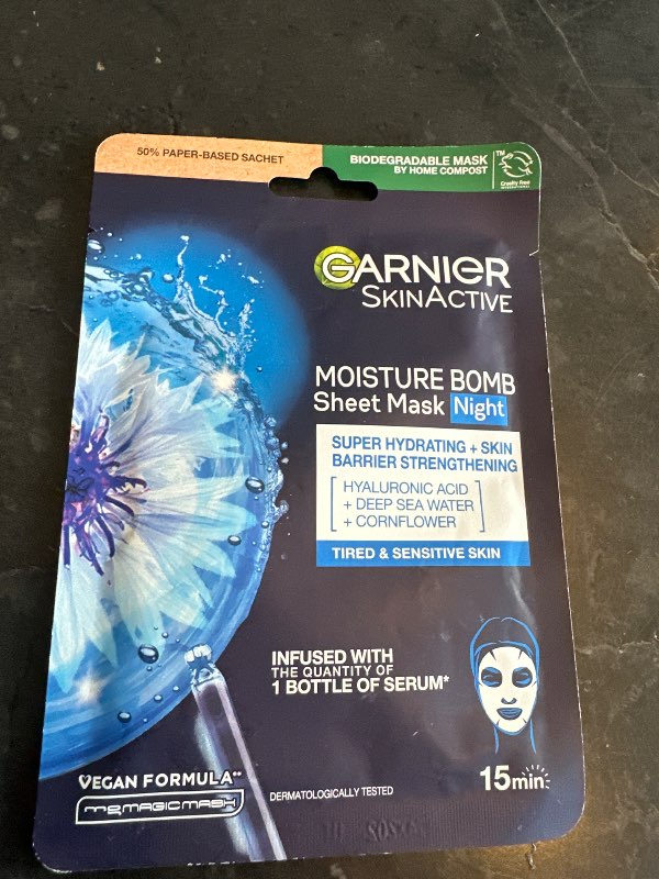 Garnier maski 15min
