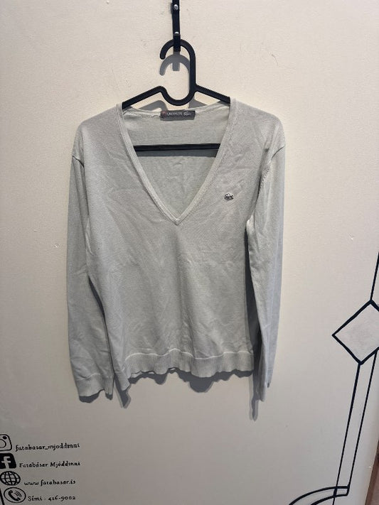 Lacoste ljós græn peysa