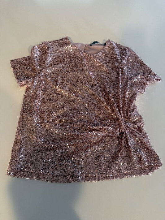 Primark pallíettu bolur - bleikur