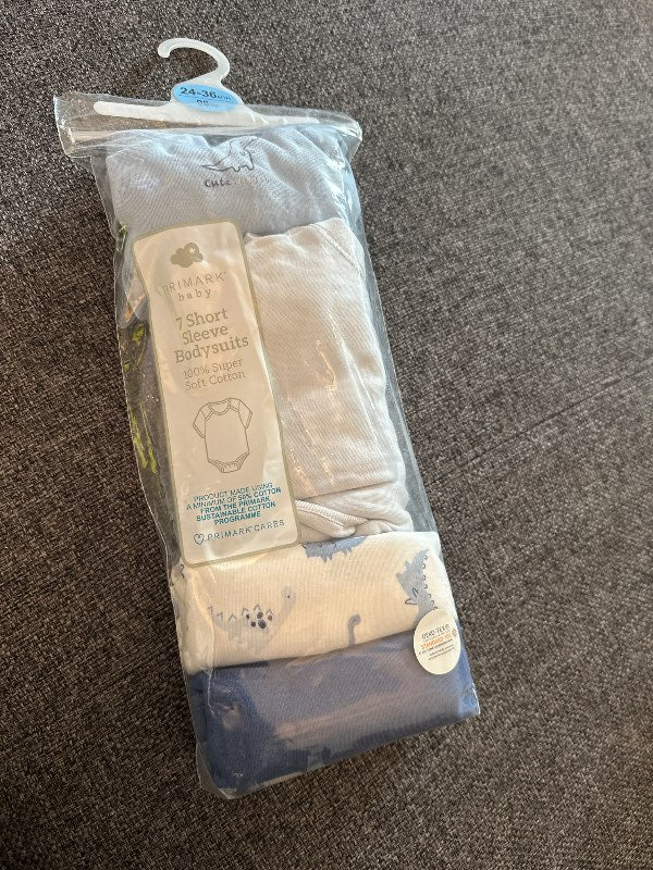 5bláar primark stuttermasamfellur