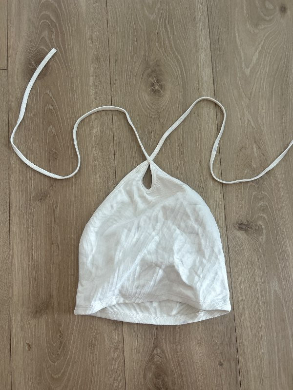 Zara hvítur baklaus bolur
