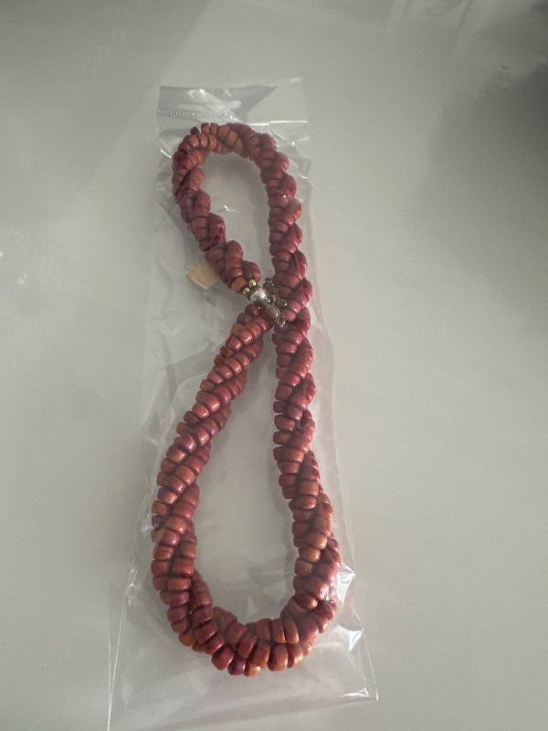 Light red-orange necklace