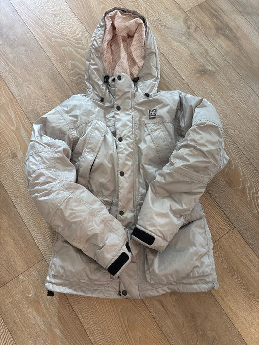 66°norður silfur parka úlpa