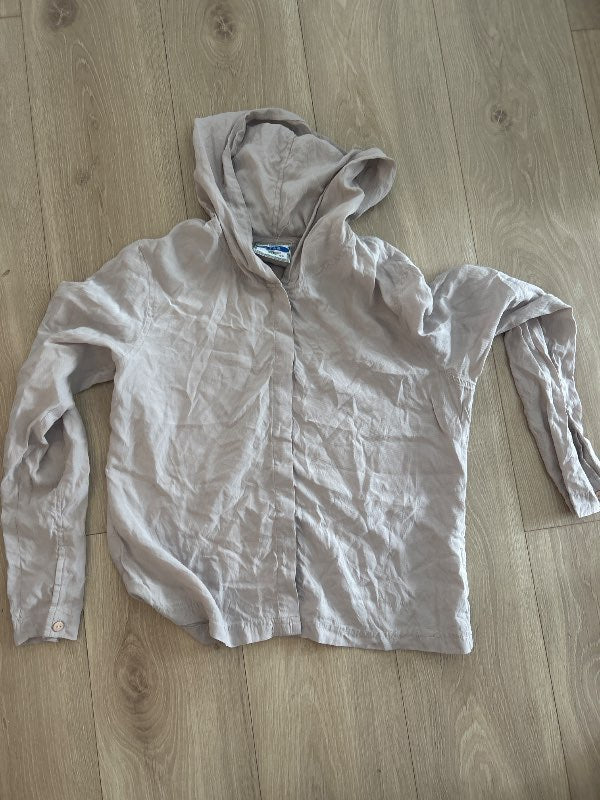 Silk langerma með hettu