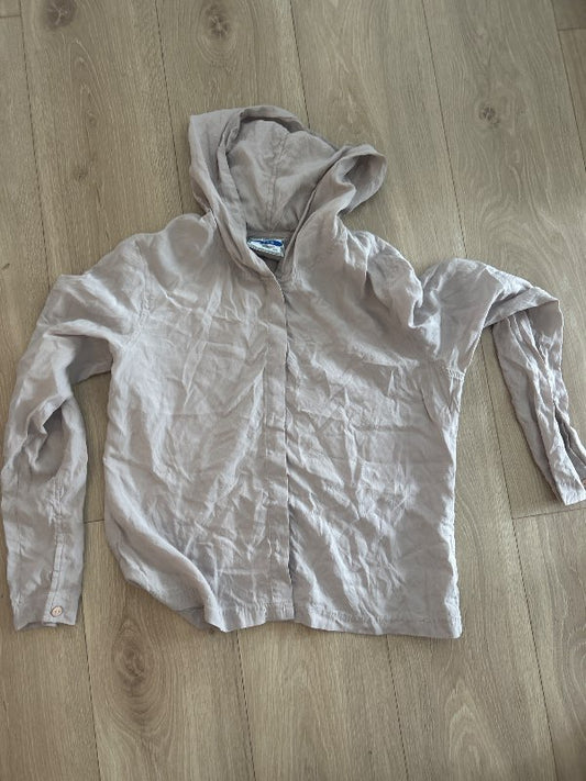 Silk langerma með hettu