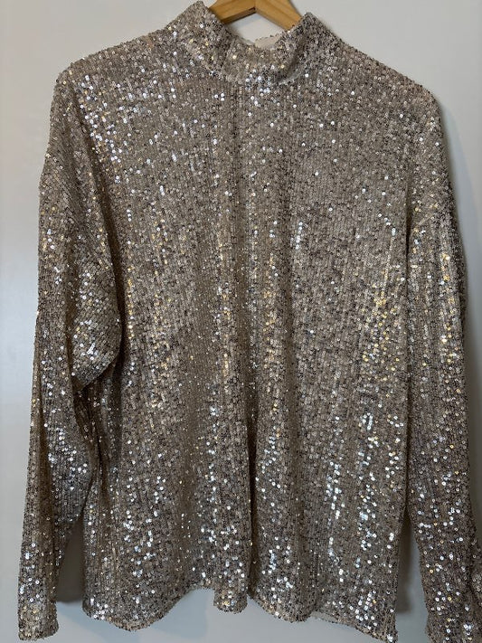 Pallíettu skyrta stutt