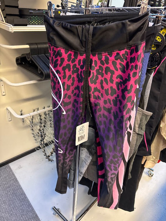 Dome leggings hlébarðapink