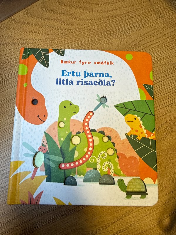 Bók Ertu þarna litla risaeðla