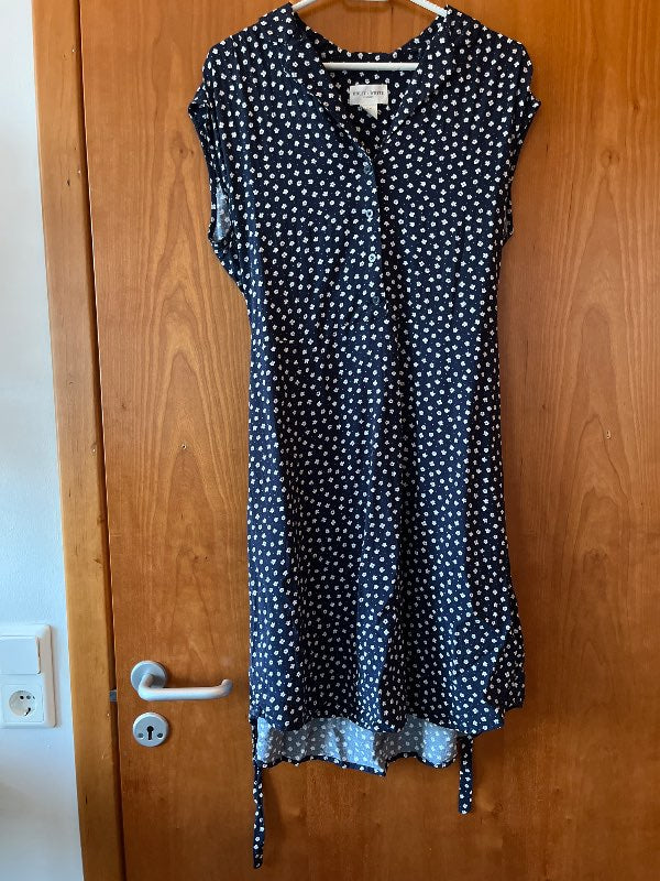 Kjóll blár m/belti Lindex st.M