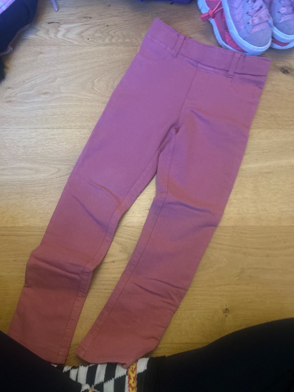 Basicneeds bleikar gallaleggings ónotað