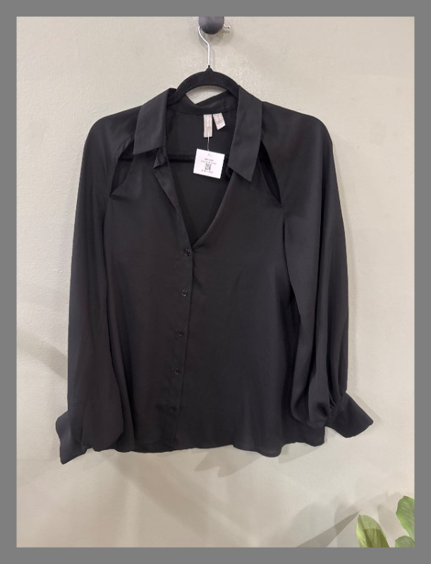 Asos svört blússa